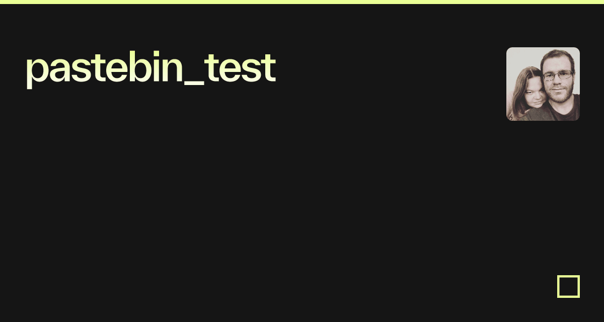 pastebin_test Codesandbox