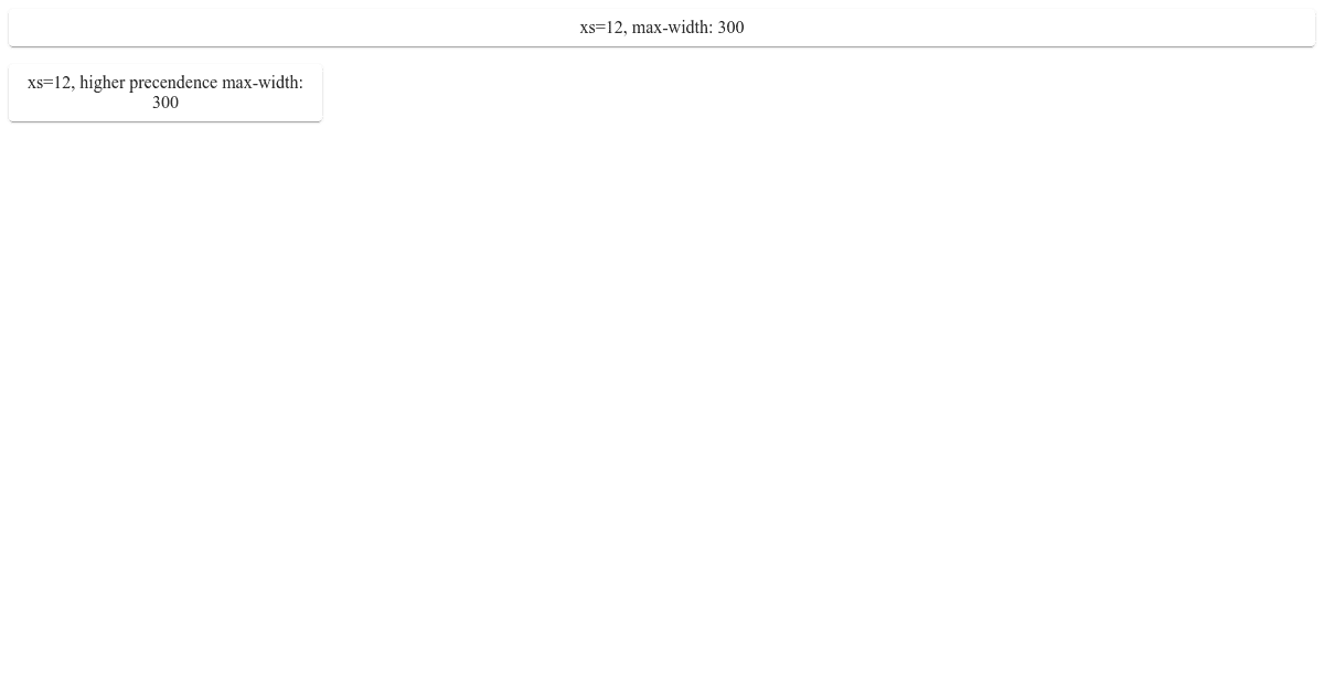 media query style precedence Codesandbox