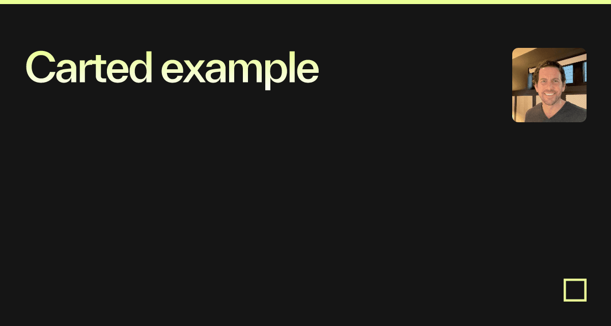 Carted Example Codesandbox Carted Example Codesandbox