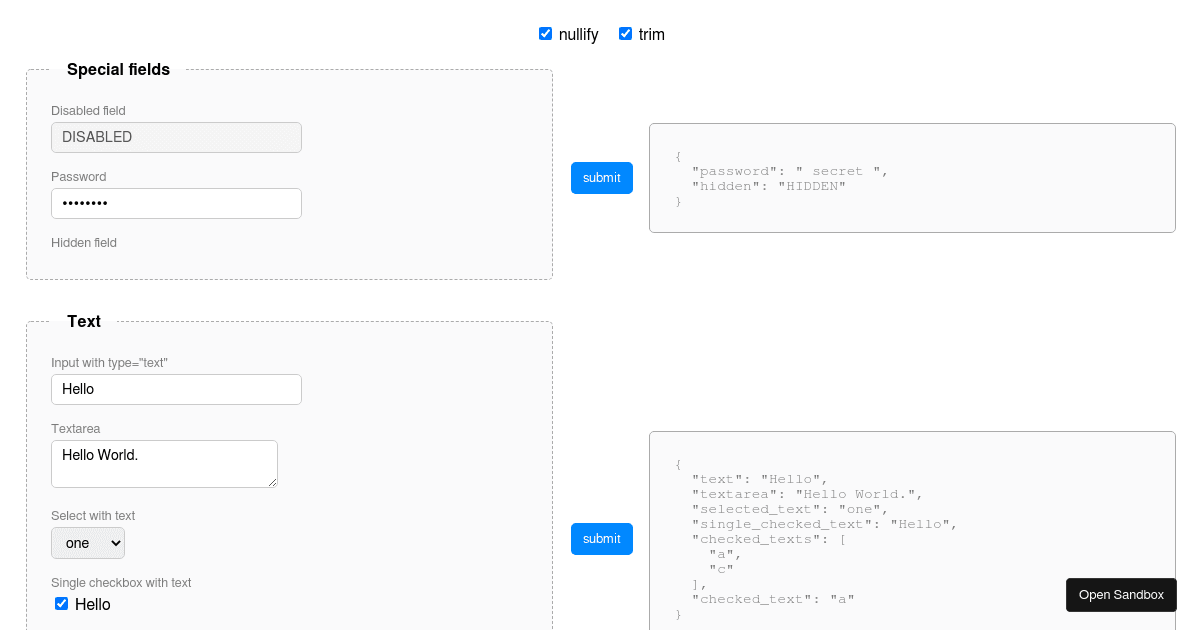 @jalik/form-parser demo - Codesandbox