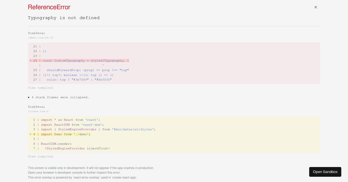 BasicButtons Material Demo (forked) - Codesandbox