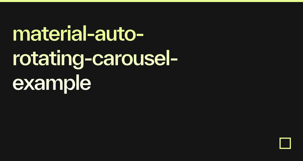 material-auto-rotating-carousel-example - Codesandbox