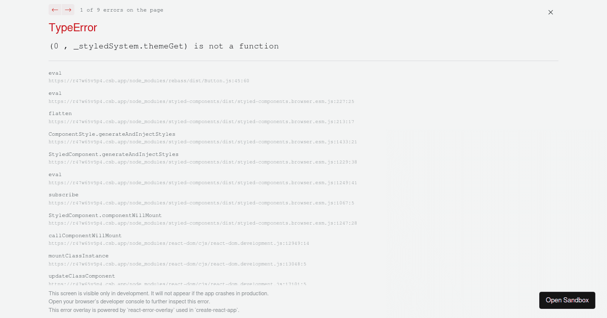 rebass-responsive - Codesandbox