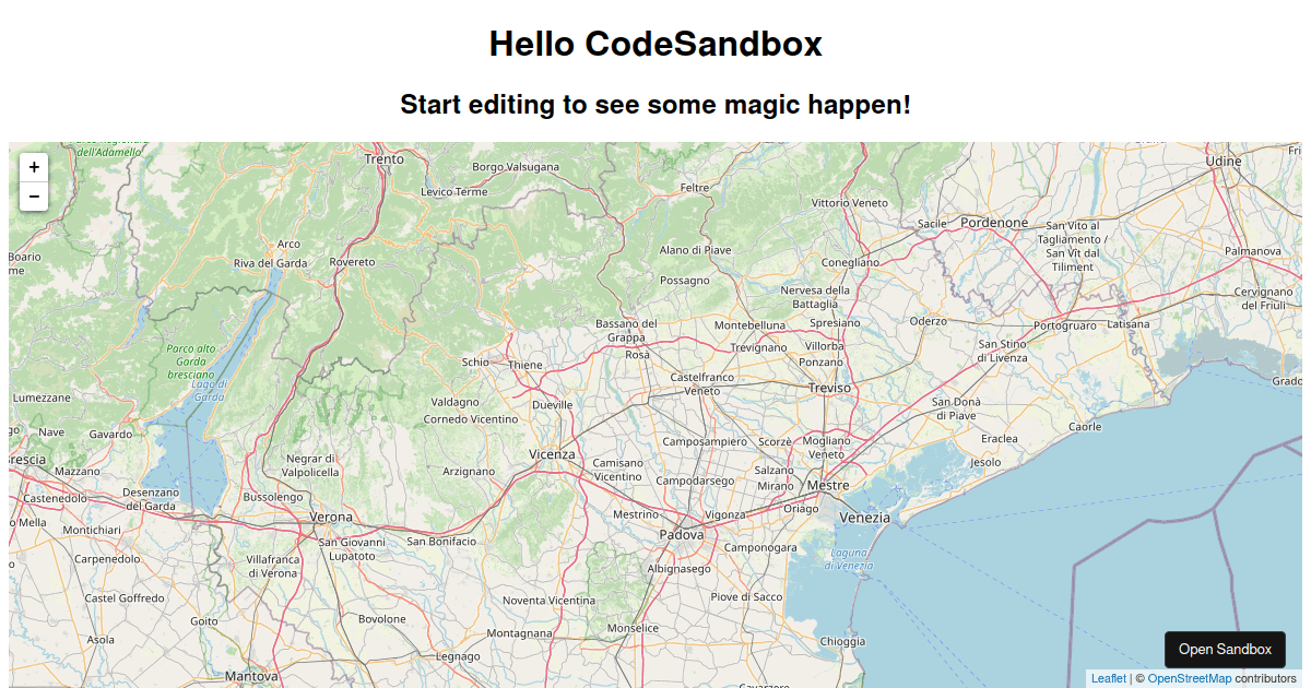 react-leaflet - Codesandbox