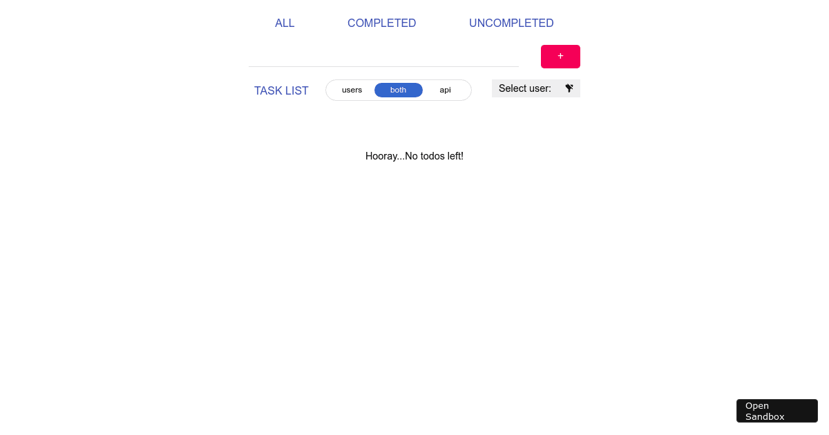 React To-Do List - Codesandbox