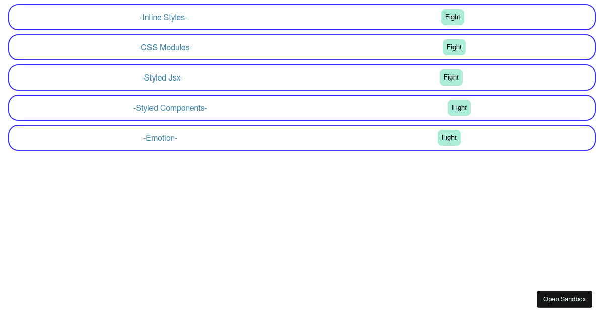 react - Codesandbox