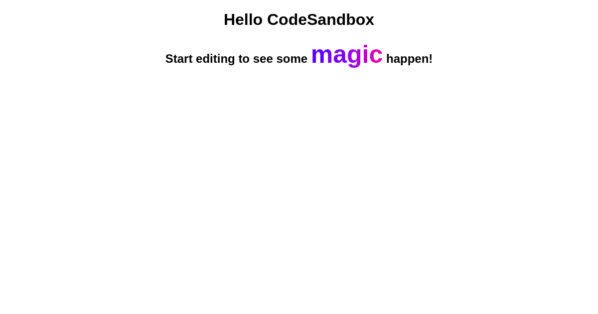 ⚡️ Framer Motion - 🏖️ CodeSandbox - Codesandbox