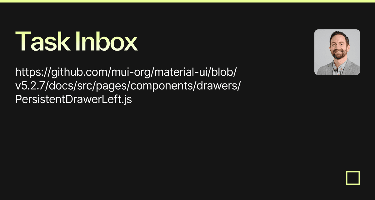 Task Inbox - Codesandbox