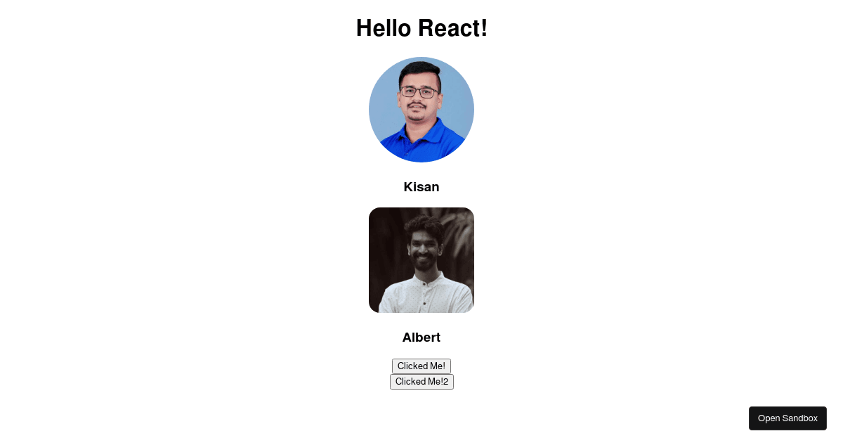 react - Codesandbox