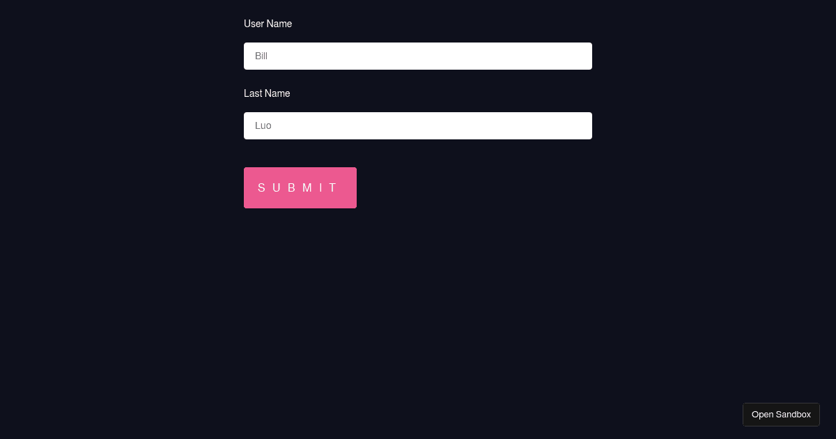 React Hook Form - Async Field Validation (forked) - Codesandbox