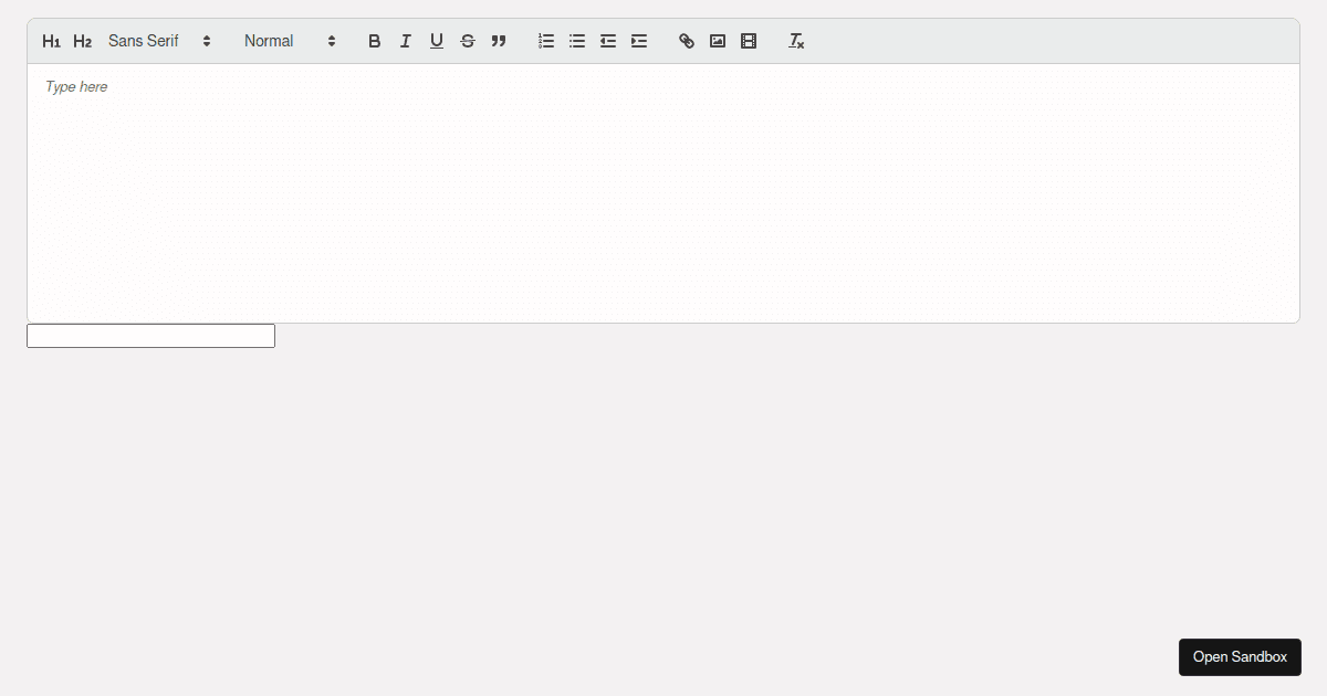 react-quill-template (forked) - Codesandbox