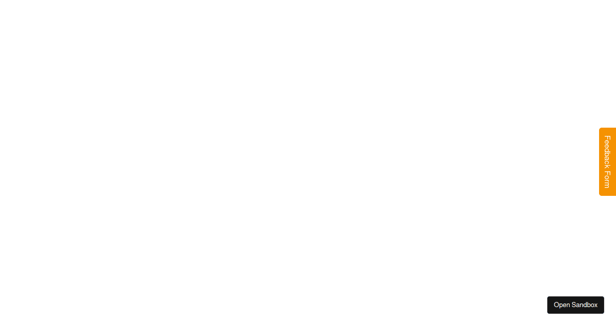 Jotform Feedback Button - Reversed Text - Codesandbox