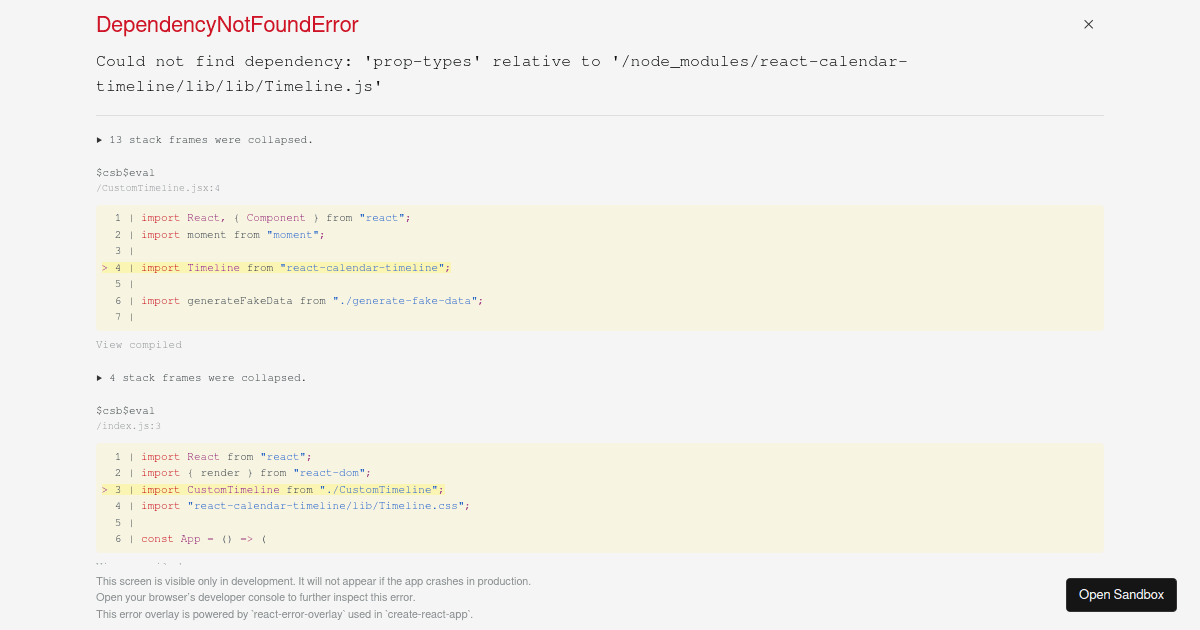React Calendar Timeline - Filter Groups - Codesandbox