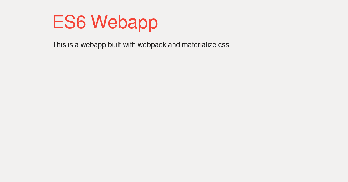 es6-webapp - Codesandbox