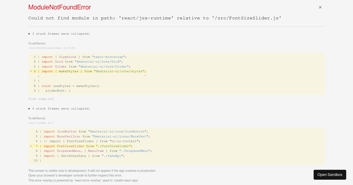React Suspense Example (forked) - Codesandbox