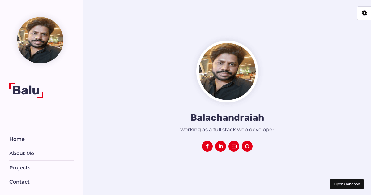 portfolio - Codesandbox