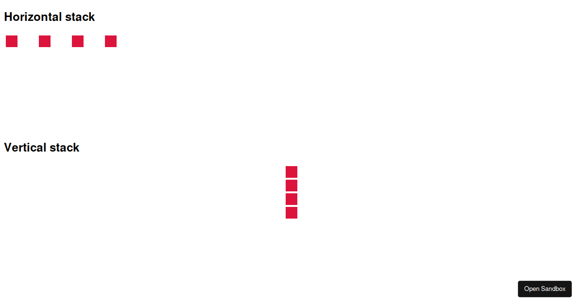 stack-layout-playground - Codesandbox