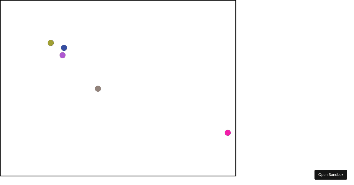 React Canvas Example Bouncing Ball (forked) Codesandbox