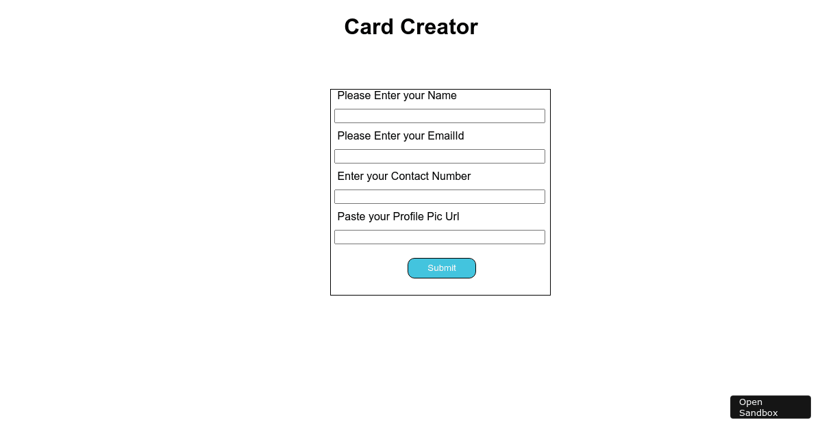 react - Codesandbox