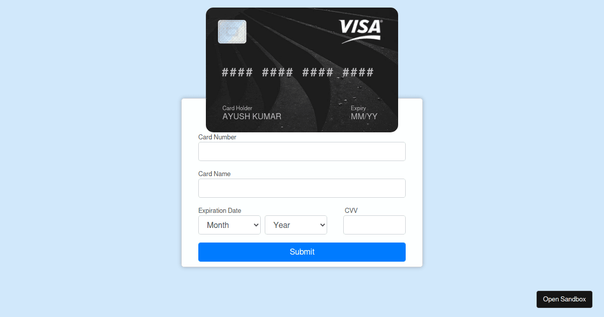 credit-card-maker - Codesandbox