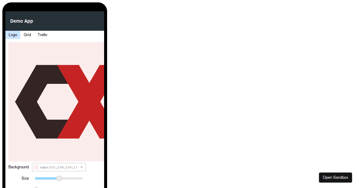 Mobile Layout (forked) - Codesandbox