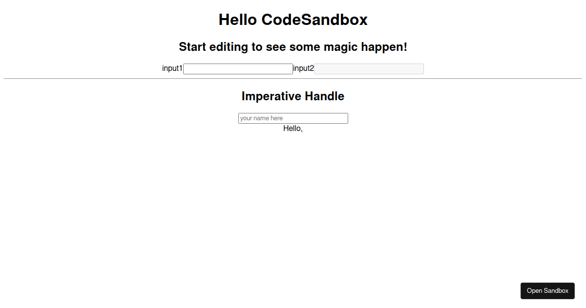 starter - Codesandbox