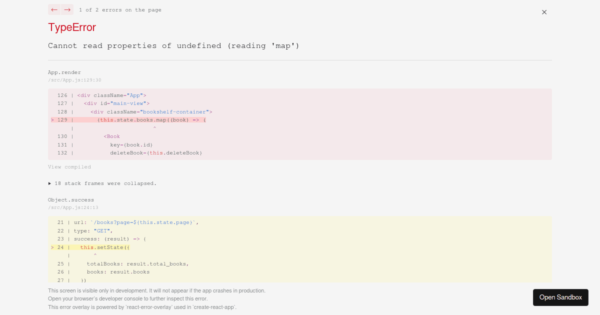 frontend - Codesandbox
