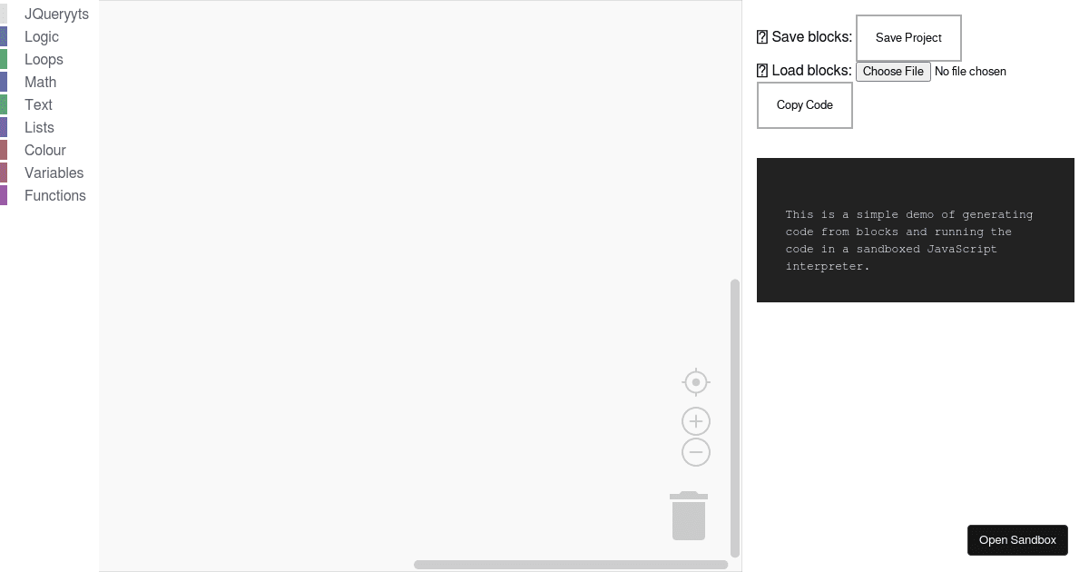 jsgenerator Codesandbox