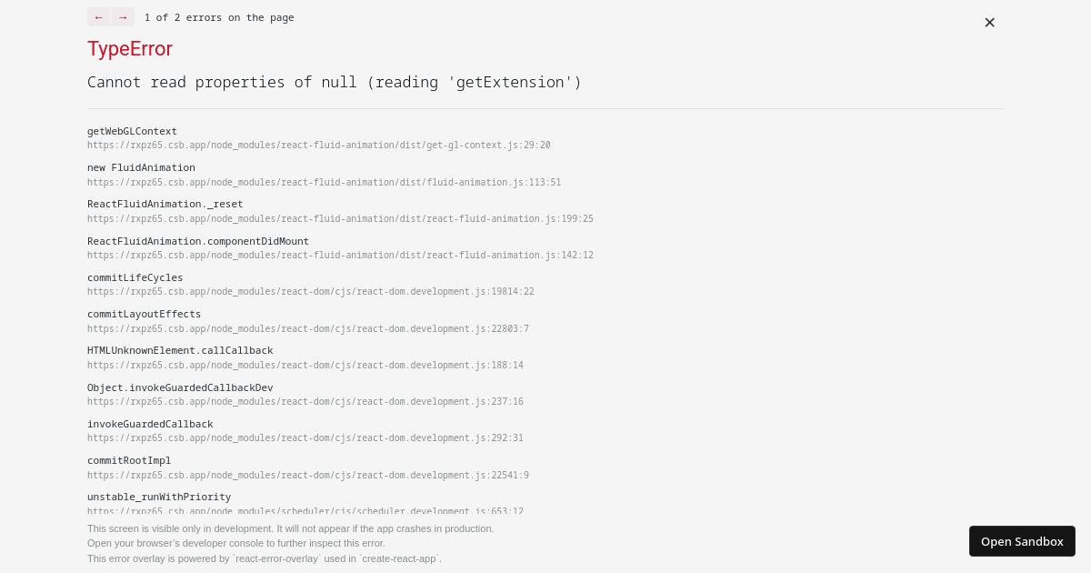 react-fluid-animation (forked) - Codesandbox