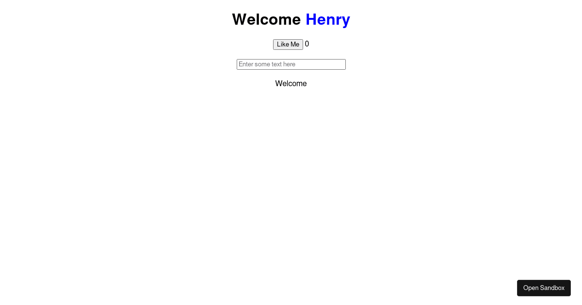 react - Codesandbox