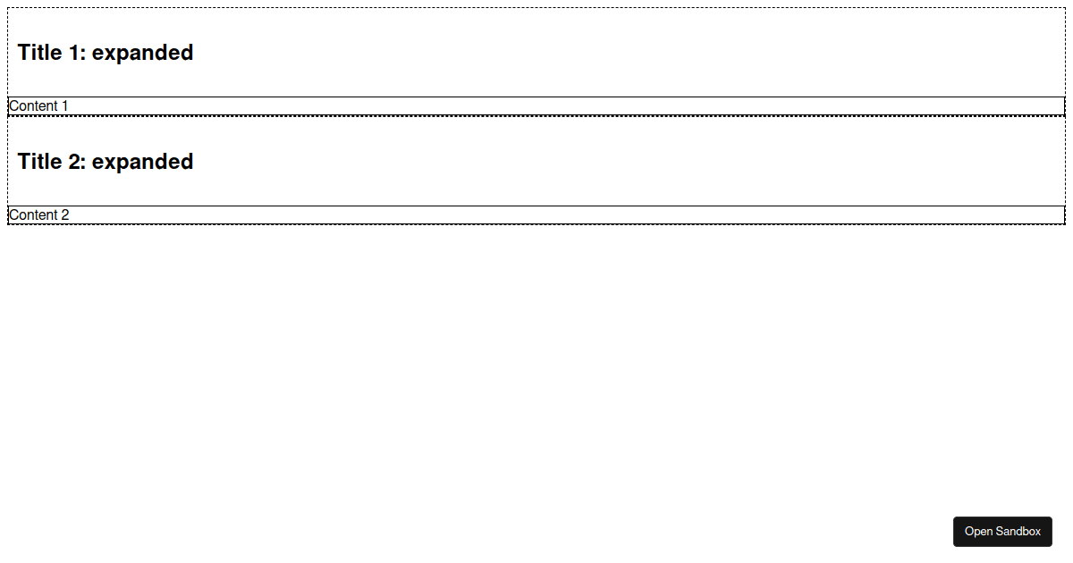 Modern React Accordion - Codesandbox