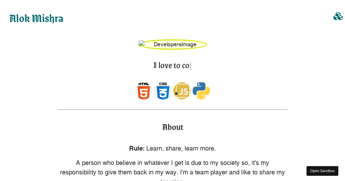 react - Codesandbox