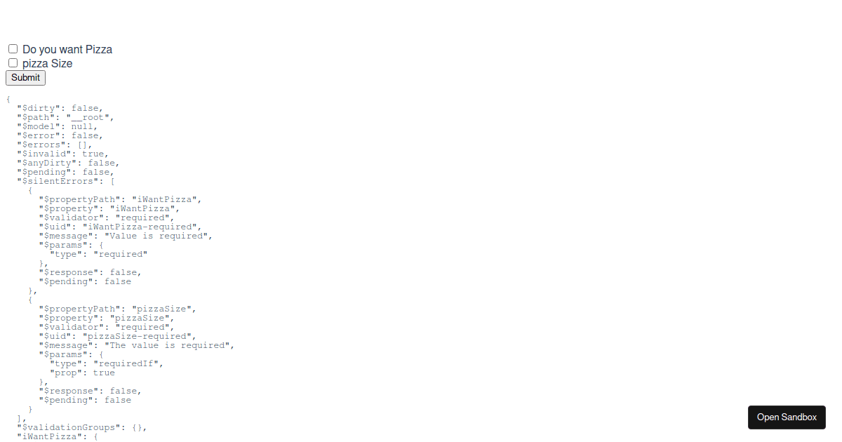 Vuelidate Basic - Codesandbox