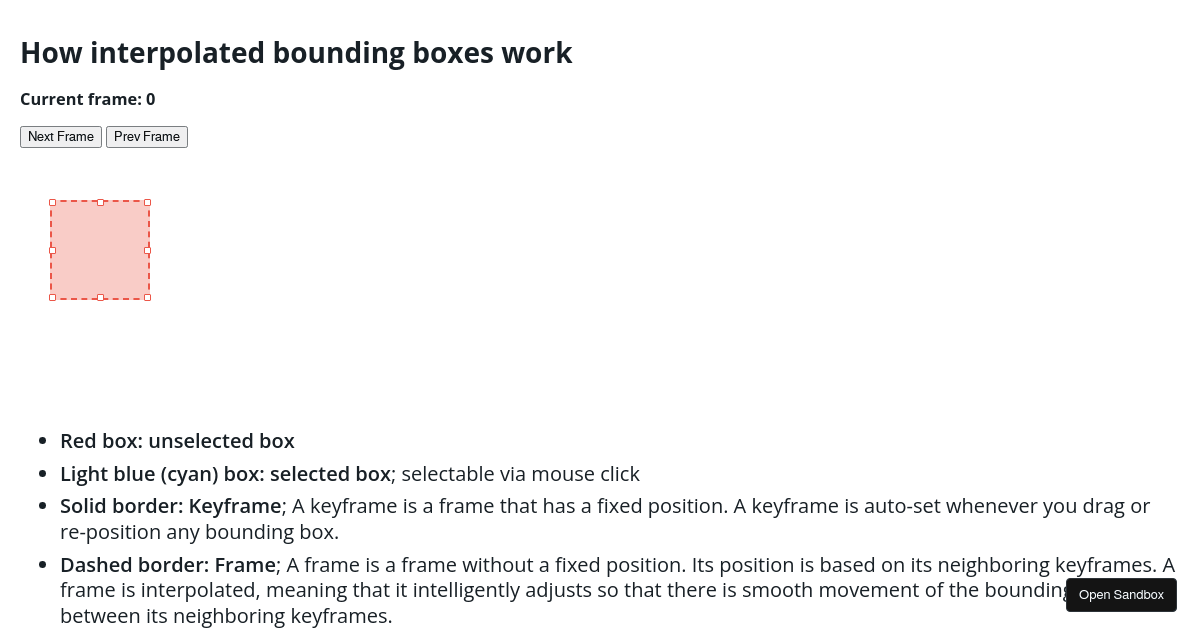[annotationtoolkit] Component Integration Test Codesandbox