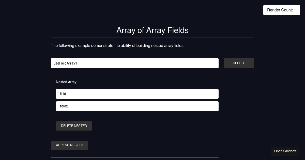 VikingDadMedic/field-array - Codesandbox