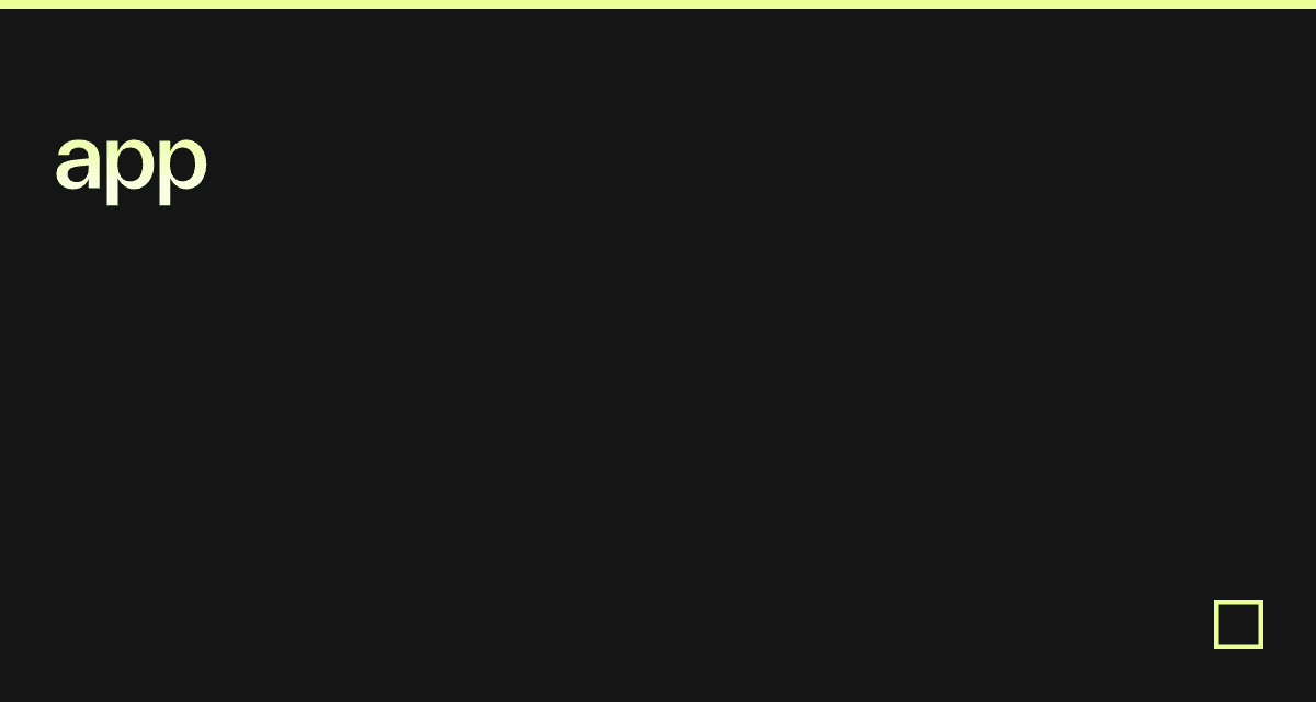 app - Codesandbox