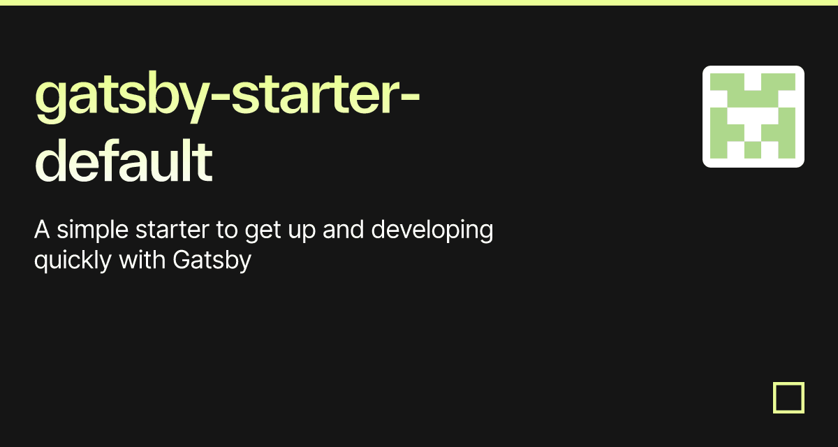 Gatsby-starter-default - Codesandbox