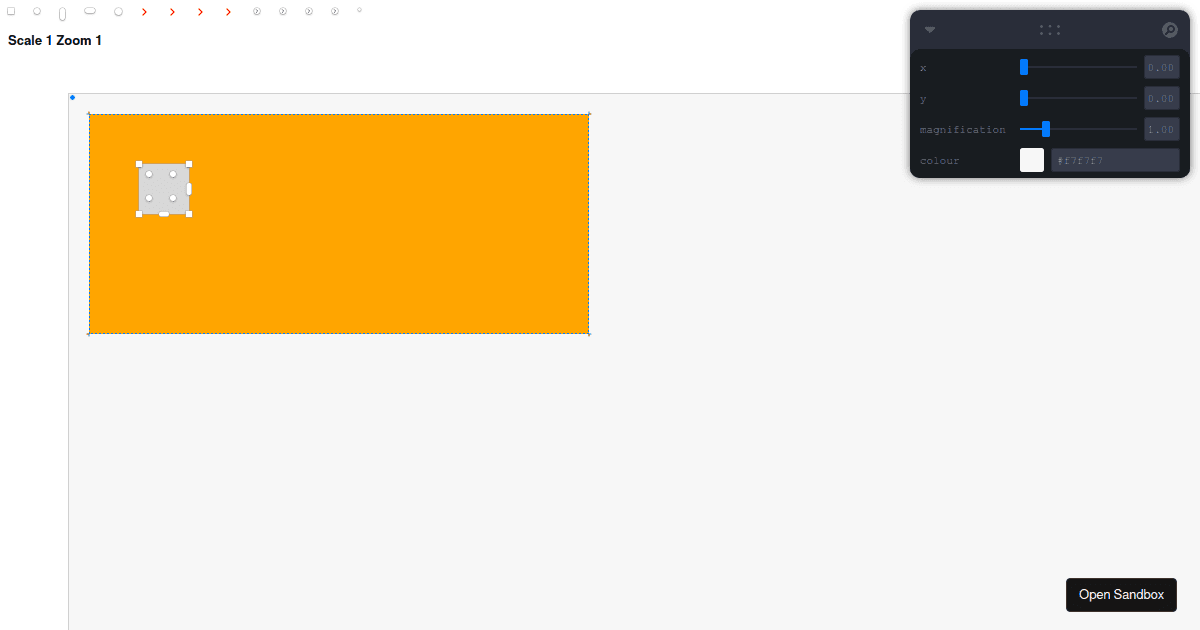 canvas control templates Codesandbox