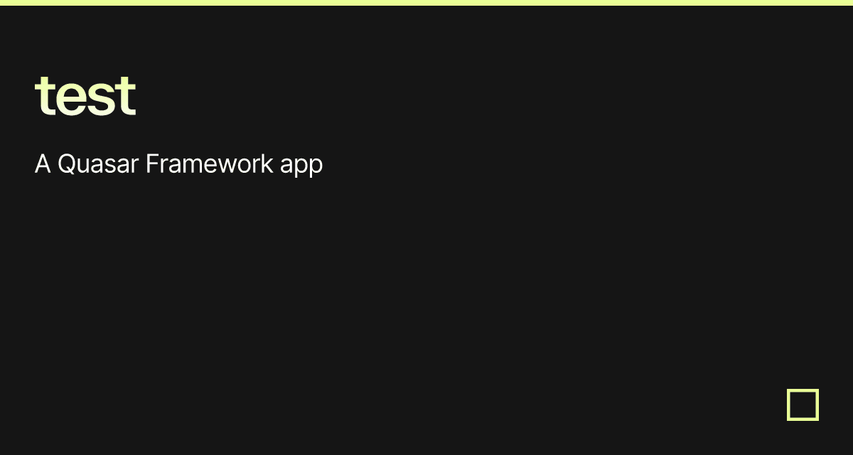 test - Codesandbox