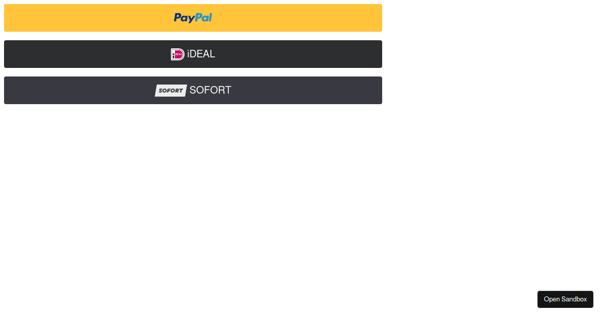 Paypal Checkout Demo - Codesandbox