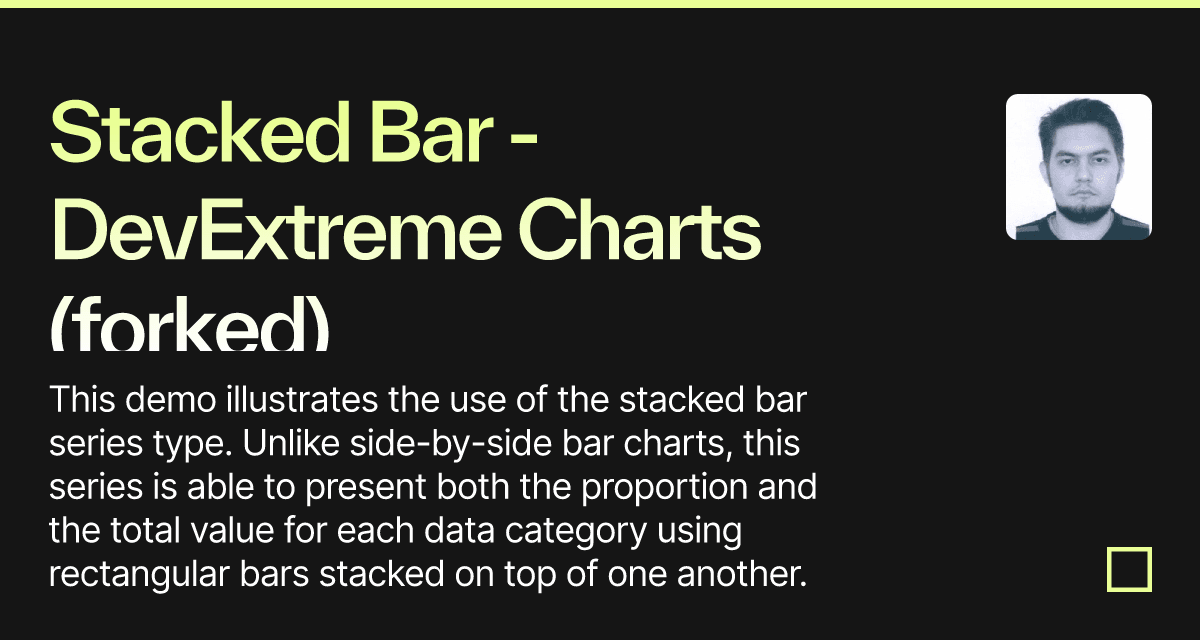 Stacked Bar - DevExtreme Charts (forked) - Codesandbox