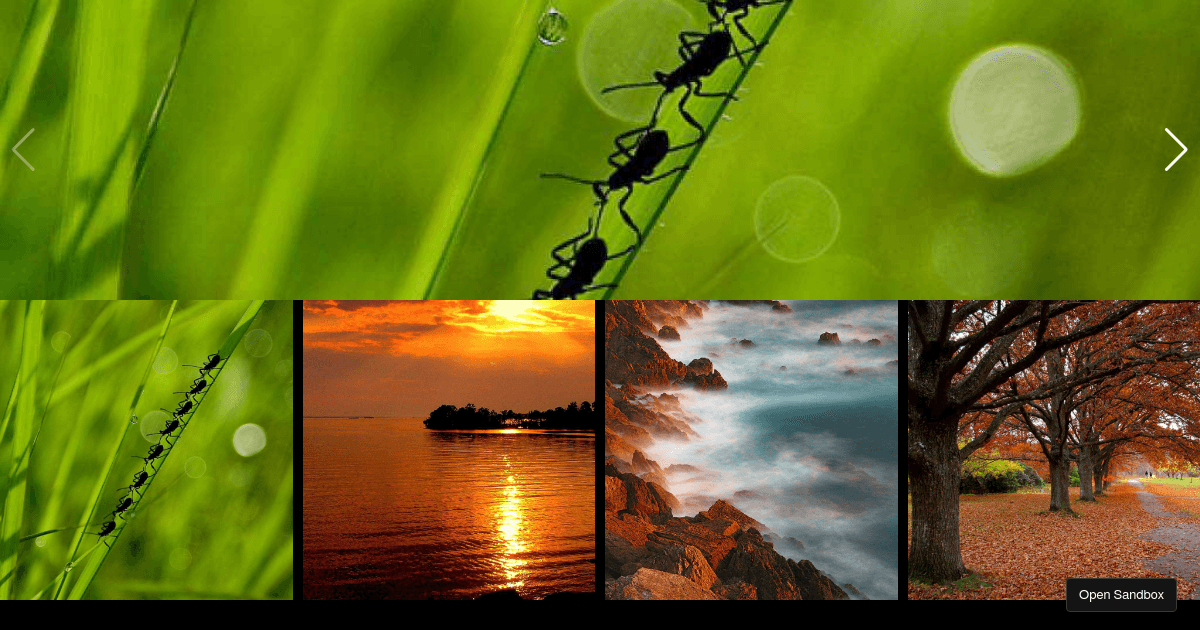 Swiper Angular - Thumbs gallery - Codesandbox