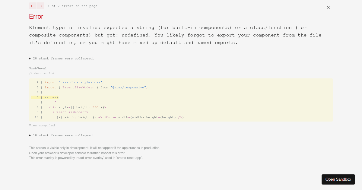 VISX hz scroll - Codesandbox