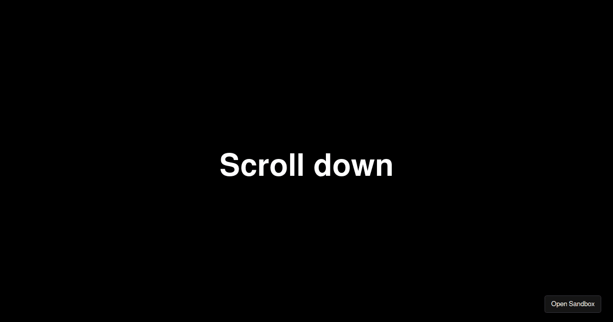 Framer-motion-scroll-linked-animation - Codesandbox