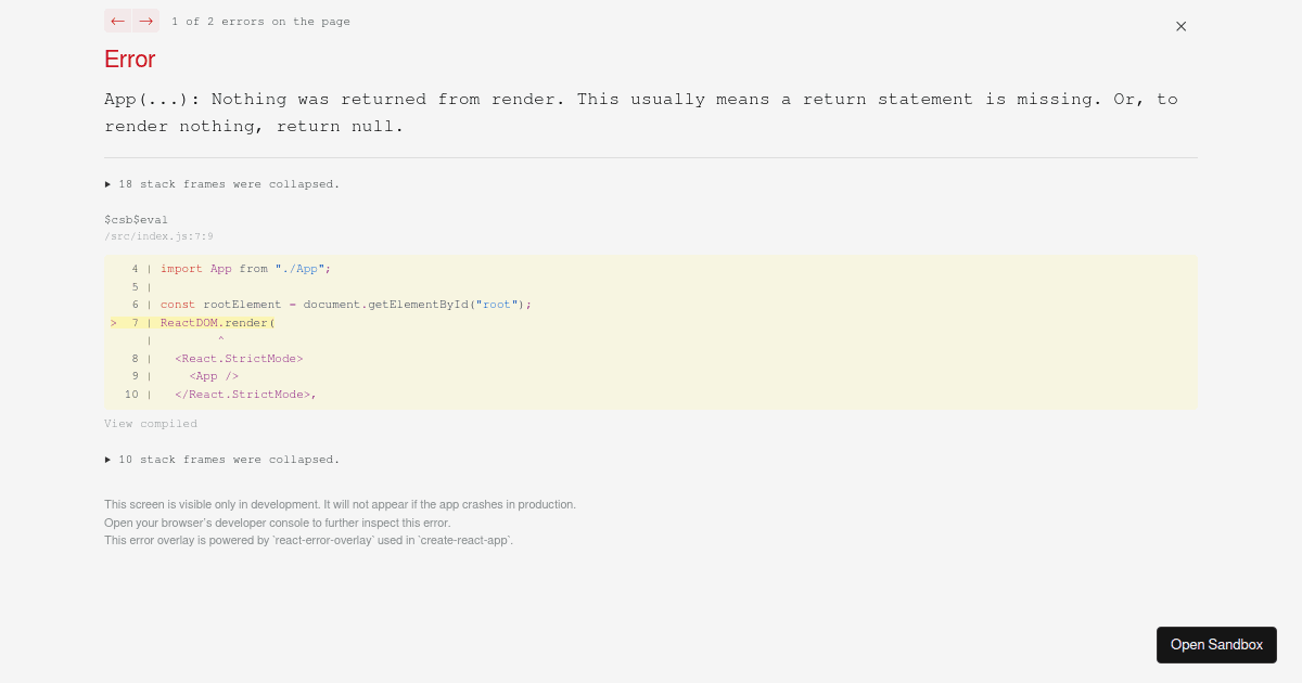 graphql - Codesandbox