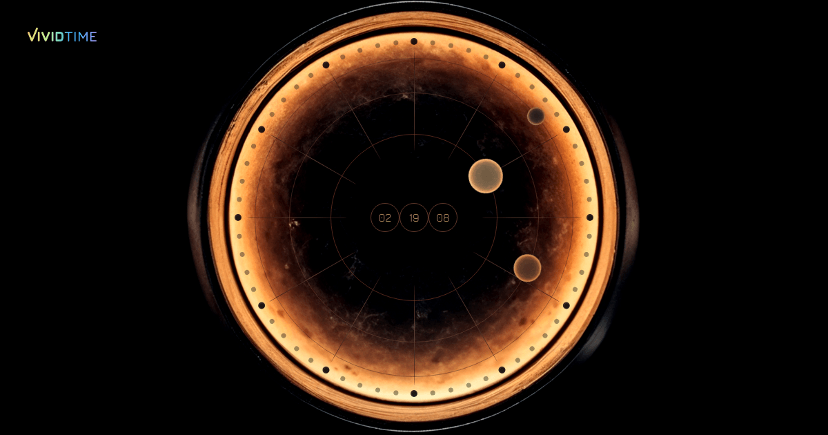 React Custom Planetes Clock - vividtime.app - Codesandbox