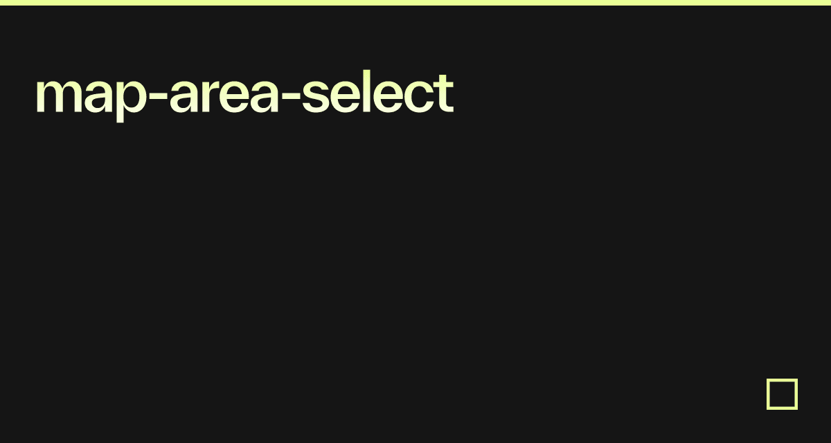 map-area-select - Codesandbox