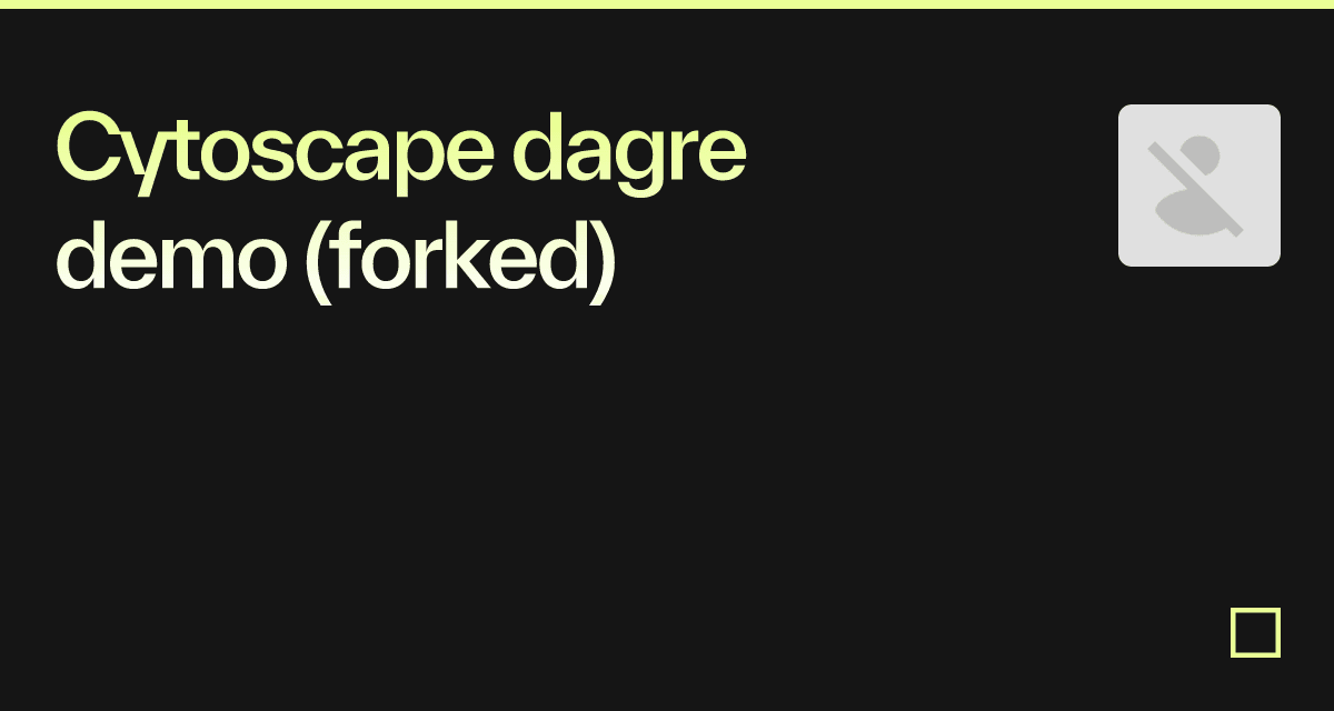 Cytoscape dagre demo (forked) - Codesandbox