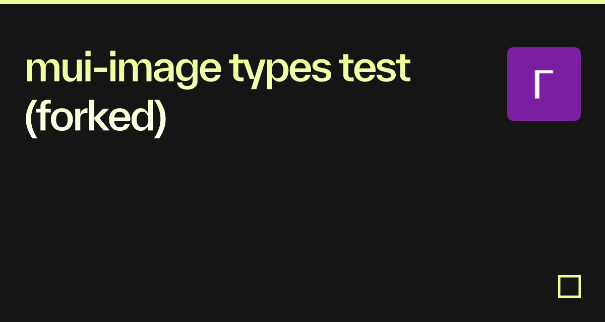 mui-image types test (forked) - Codesandbox