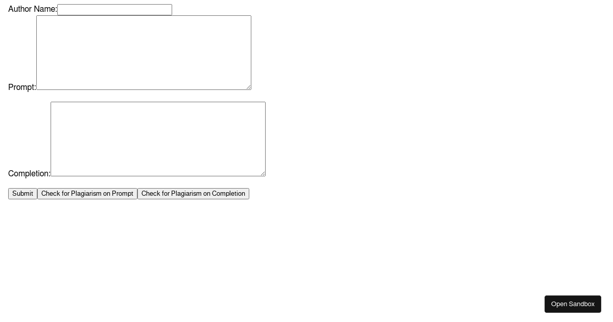 Angular Test with Grammarly and Copyleaks (forked) - Codesandbox